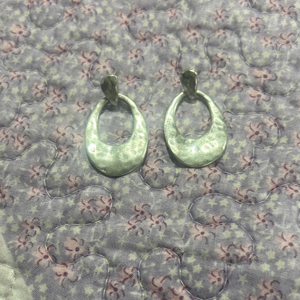 Elegant Silver Drop Earrings